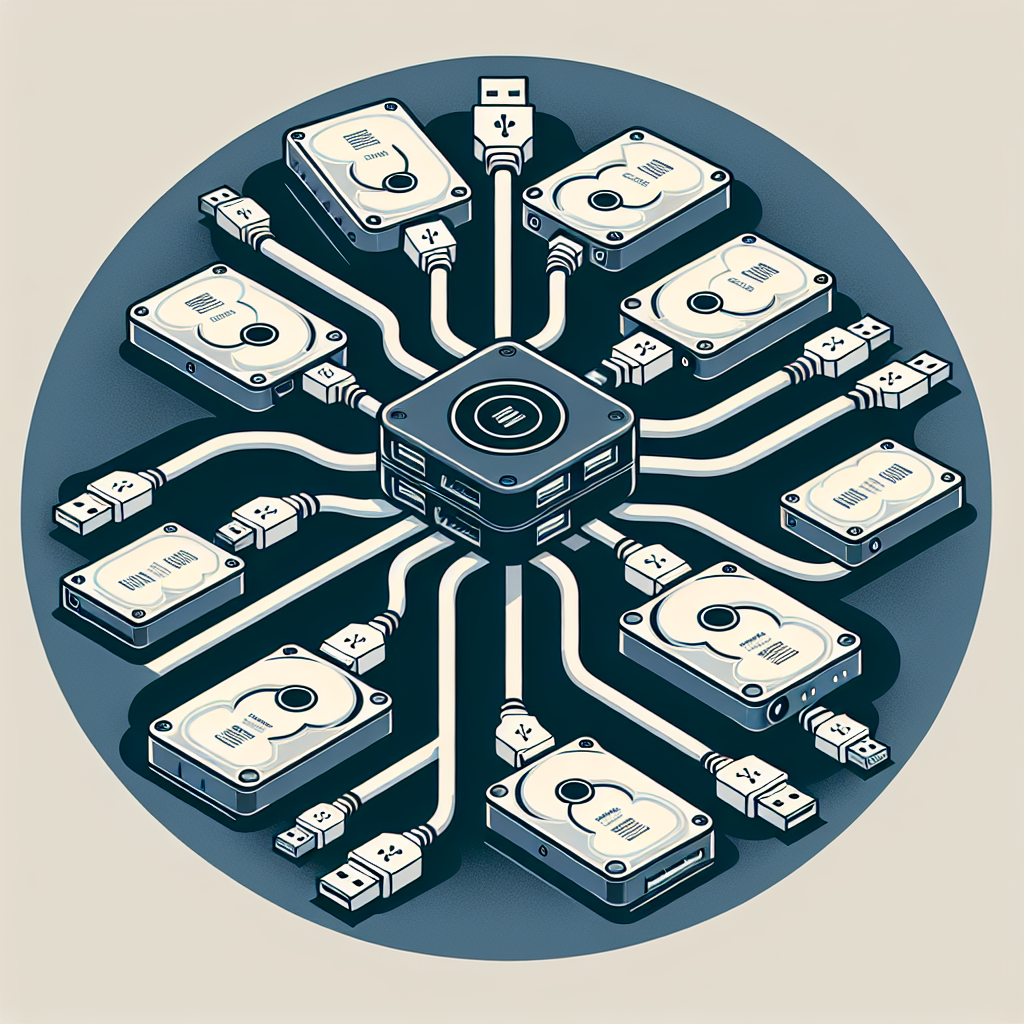 Dapatkah saya menggunakan hub USB untuk menghubungkan beberapa hard drive eksternal?